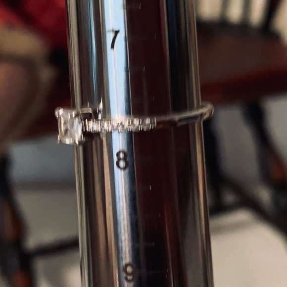 Twp Clear Gemstone Rings - Picture 13 of 14